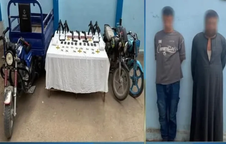 الداخلية: ضبط تشكيل عصابى لسرقة المواطنين بالإكراه والإتجار بالمواد المخدرة بسوهاج