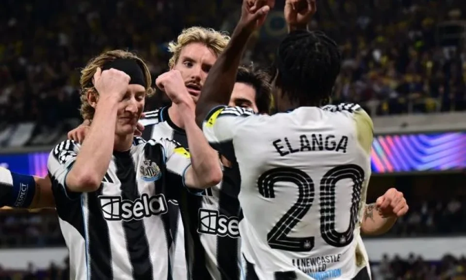 نيوكاسل يونايتد يهزم أتلتيك بلباو 2-0 بدوري أوروبا