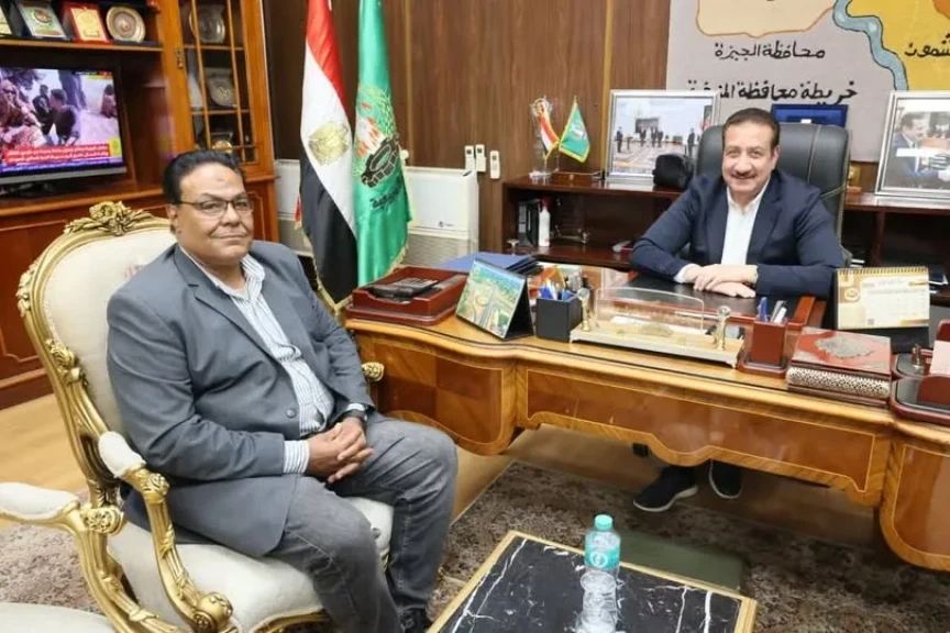محافظ المنوفية يلتقي رئيس مركز ومدينة تلا السابق