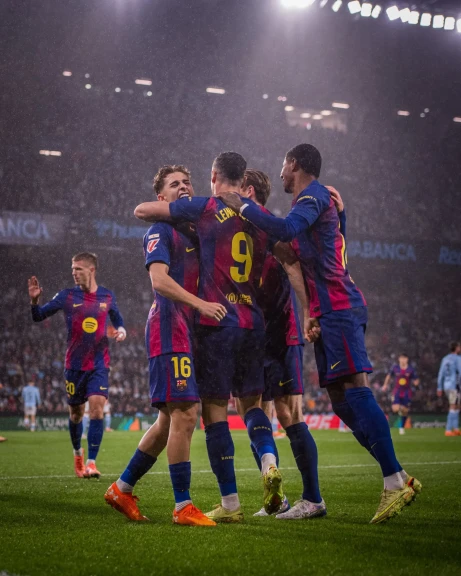 برشلونة يفوز على مستضيفه سلتا فيغو فى الدوري الإسباني لكرة القدم