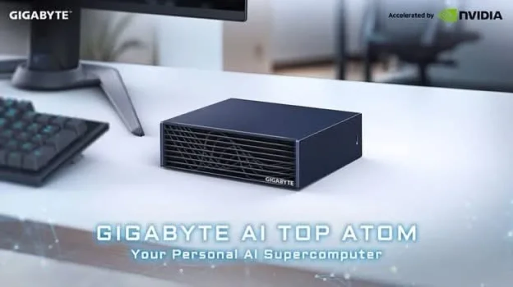 جيجابايت تُعلن الإطلاق الرسمي لحاسوبها الفائق للذكاء الاصطناعي الشخصي ”AI TOP ATOM” وتوفره الآن في الأسواق