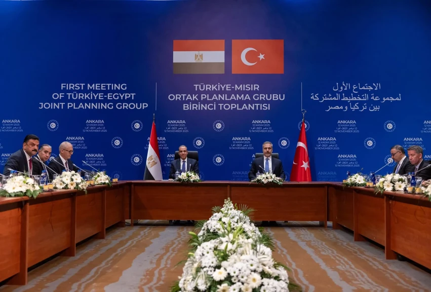 وزيرا الخارجية المصري والتركي يشاركان في اجتماع مجموعة التخطيط المشتركة بأنقرة