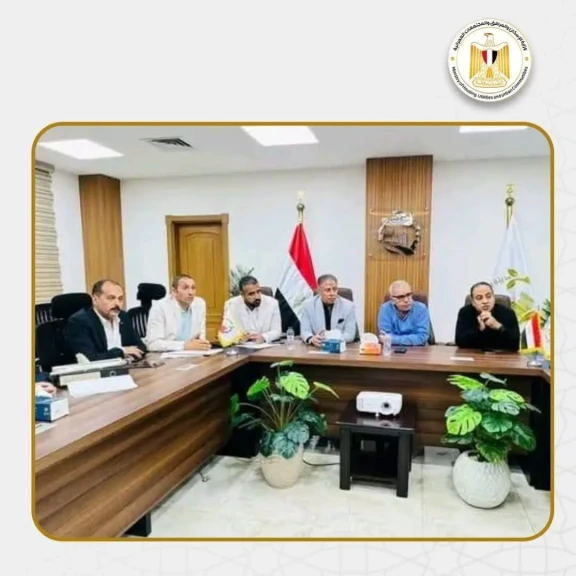 مسئولو الإسكان يتابعون ملف التقنين  ومعدلات التنفيذ بالأراضي المضافة بالعبور الجديدة