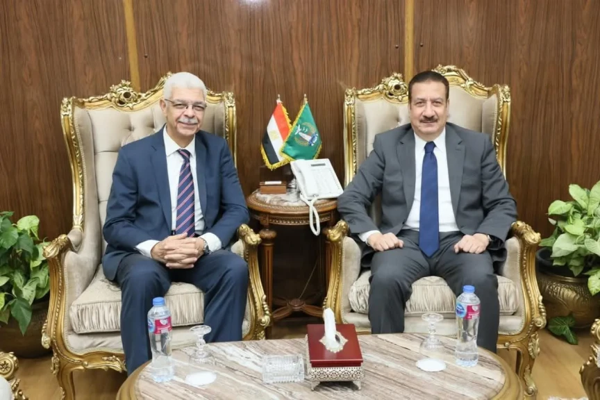 محافظ المنوفية يلتقي رئيس الجامعة