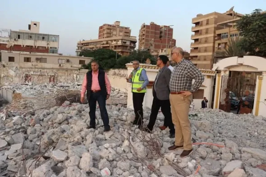 محافظ القليوبية يتابع إنشاء المرحلة (د) من ”ممشى أهل مصر” ببنها