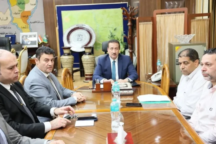 محافظ المنوفية يعقد اجتماعا موسعاً لمناقشة وتحديد القطاعات المرفقة بطريق أشمون - سنتريس