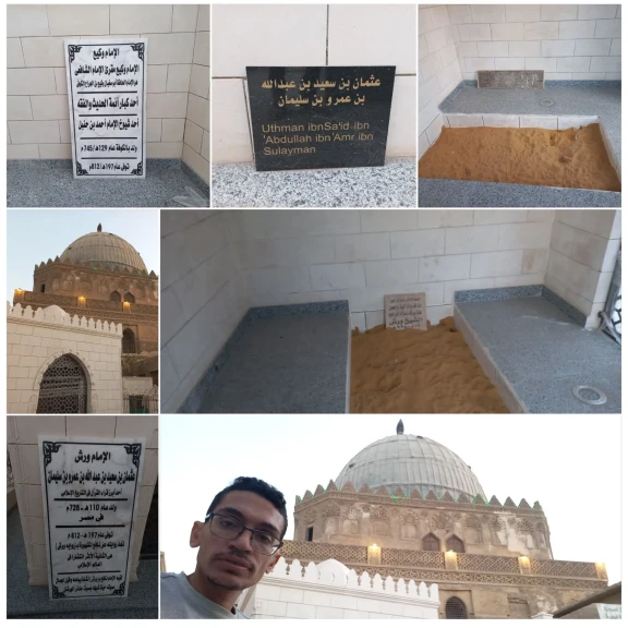 إنشاء قبتان ولوحتين جديدتين لضريحي الإمام ورش والإمام وكيع