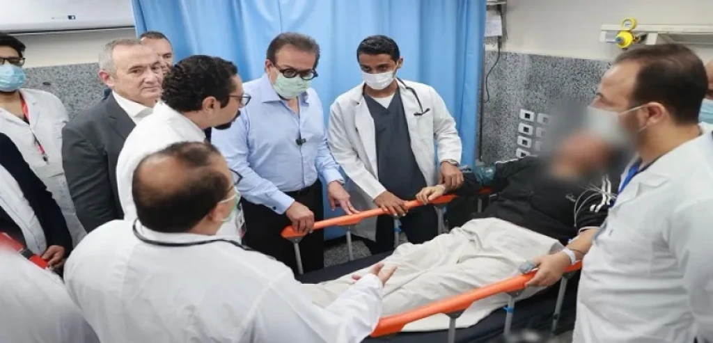 وزير الصحة يفتتح تطوير قسم الاستقبال والطوارئ بمعهد القلب القومى