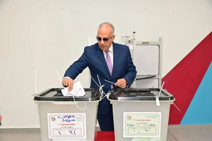 الدكتور سويلم يدلي بصوته في انتخابات مجلس النواب