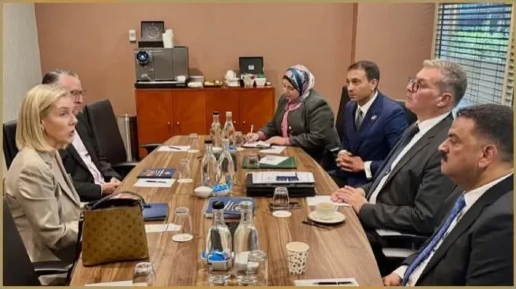 وزير البترول يبحث مع المدير التنفيذي لمنظمة Austmine الأسترالية فرص التعاون بقطاع التعدين