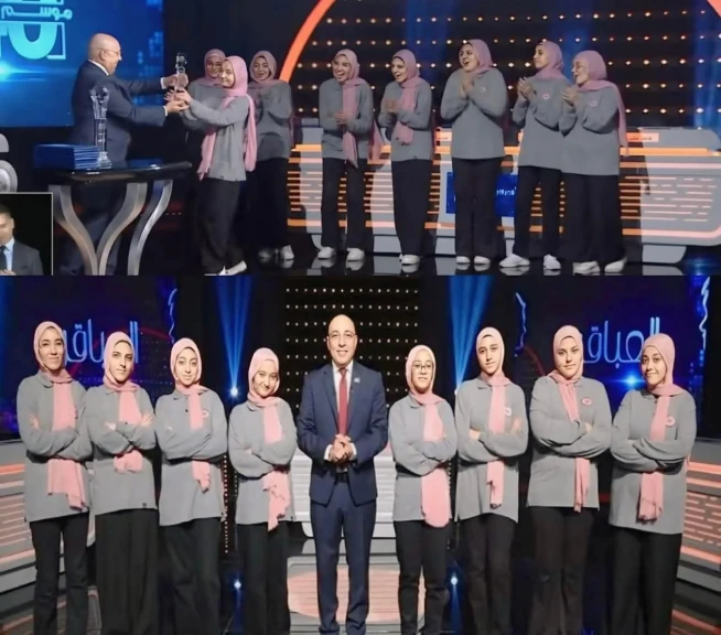 محافظ دمياط يُهنئ مديرية التربية والتعليم و مدرسة اللوزى لفوزها بالمركز الثانى على مستوى الجمهورية ببرنامج العباقرة