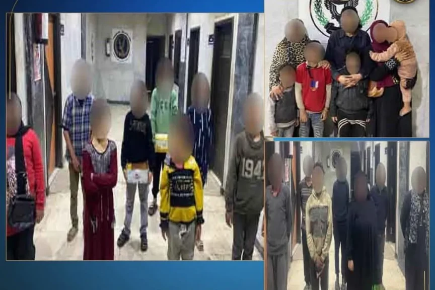 الداخلية:ضبط 7 رجال وسيدات لقيامهم باستغلال الاطفال في أعمال التسول بالقاهرة