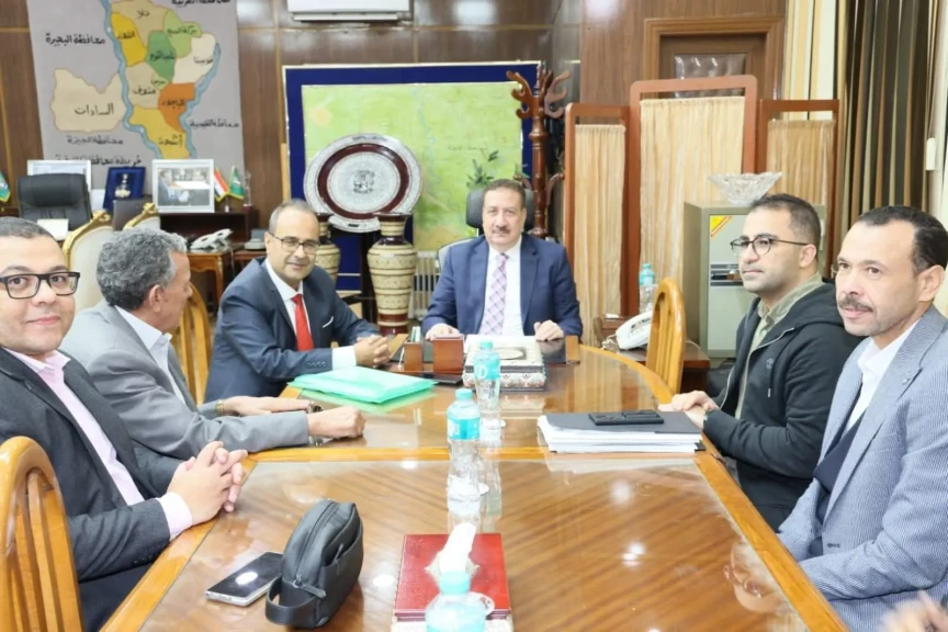محافظ المنوفية يلتقي وفد كلية الهندسة لتعزيز آليات التعاون المشترك
