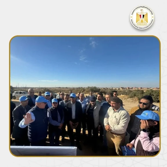 نائب وزير الإسكان في زيارة تفقدية لمتابعة منظومتي مياه الشرب والصرف الصحي  ببني سويف