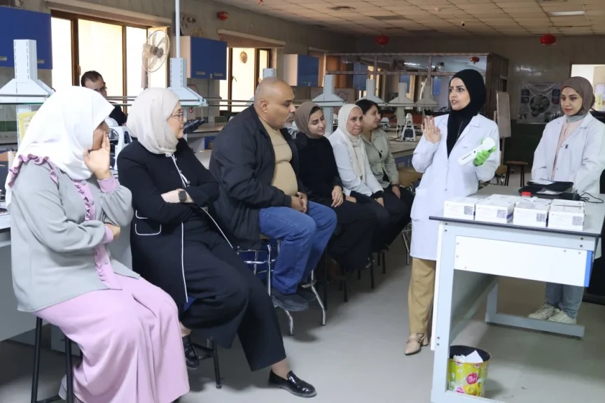كلية طب المستنصرية ببغداد تقيم دورة تدريبية حول شرح وتدريب على استخلاص DNA وجهاز BK120