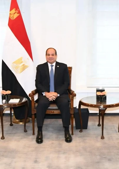 الرئيس السيسى يستقبل المشير خليفة حفتر القائد العام للجيش الوطنى الليبى