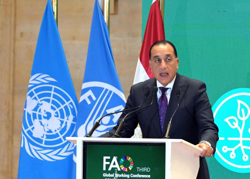 رئيس الوزراء بالمؤتمر العالمي لمنظمة”الفاو” نيابة عن فخامة الرئيس عبد الفتاح السيسي
