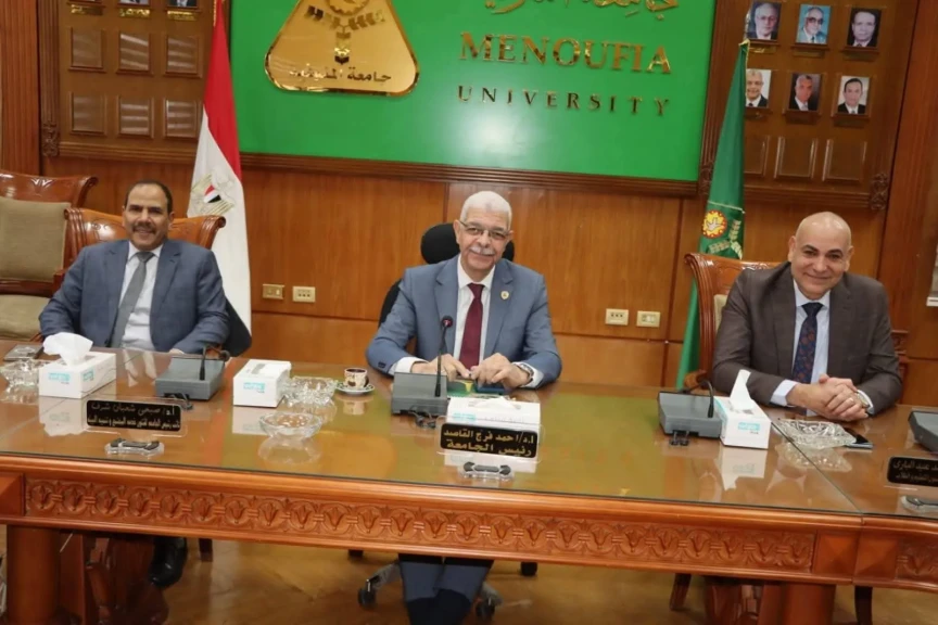 جامعة المنوفية تبدأ العد التنازلي لاحتفالها بالعيد الـ49