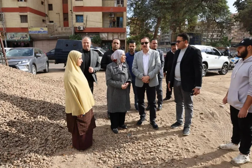 محافظ المنوفية يتفقد أعمال تطوير ورفع كفاءة نفق البساتين بحي غرب شبين