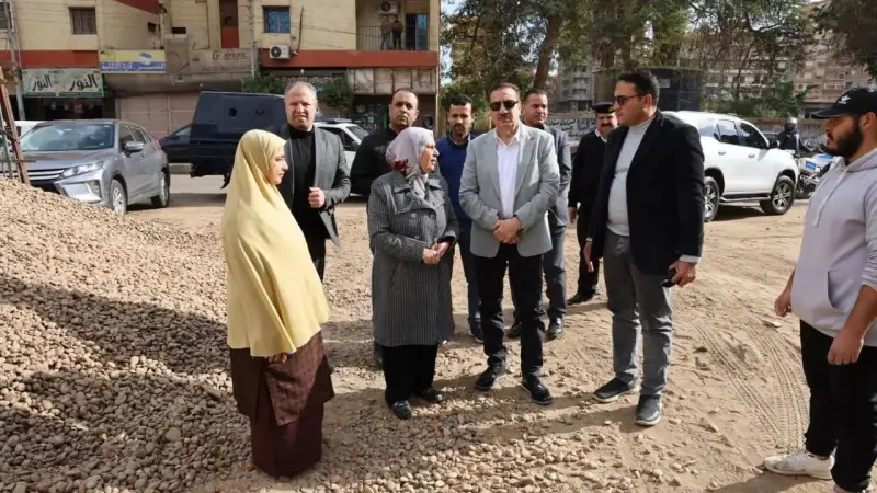 محافظ المنوفية يتفقد أعمال تطوير ورفع كفاءة نفق البساتين بحي غرب شبين