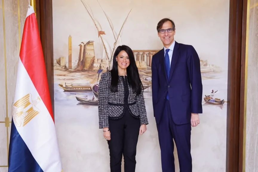 وزيرة التخطيط والتنمية الاقتصادية والتعاون الدولي تستقبل النائب الأول لرئيس البنك الأوروبي