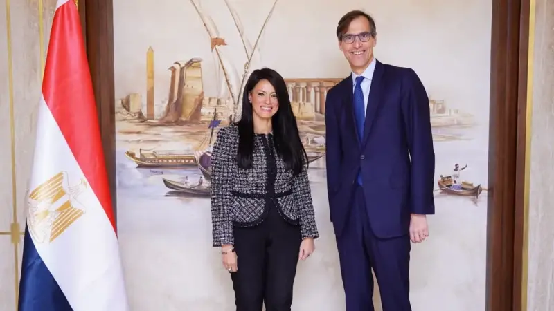 وزيرة التخطيط والتنمية الاقتصادية والتعاون الدولي تستقبل النائب الأول لرئيس البنك الأوروبي