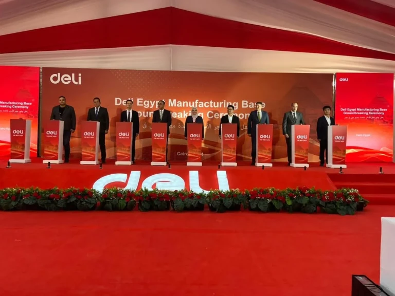 مجموعة ديلّي تضع حجر الأساس لمصنعها الجديد في العاشر من رمضان