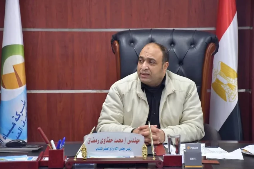 رئيس مياه الشرب بالجيزة يشدد على سلامة العاملين وتأمين بيئة العمل وفق أعلى معايير السلامة والصحة المهنية