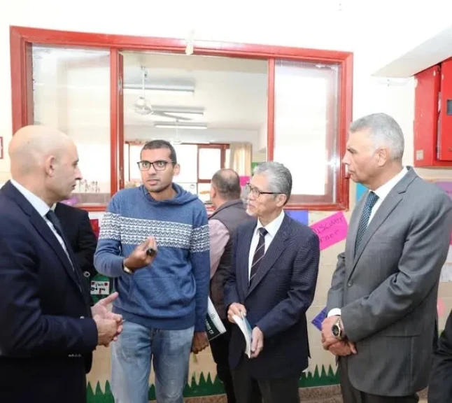 وزير التربية والتعليم ومحافظ أسوان يواصلان جولتهما التفقدية بزيارة المدرسة المصرية اليابانية