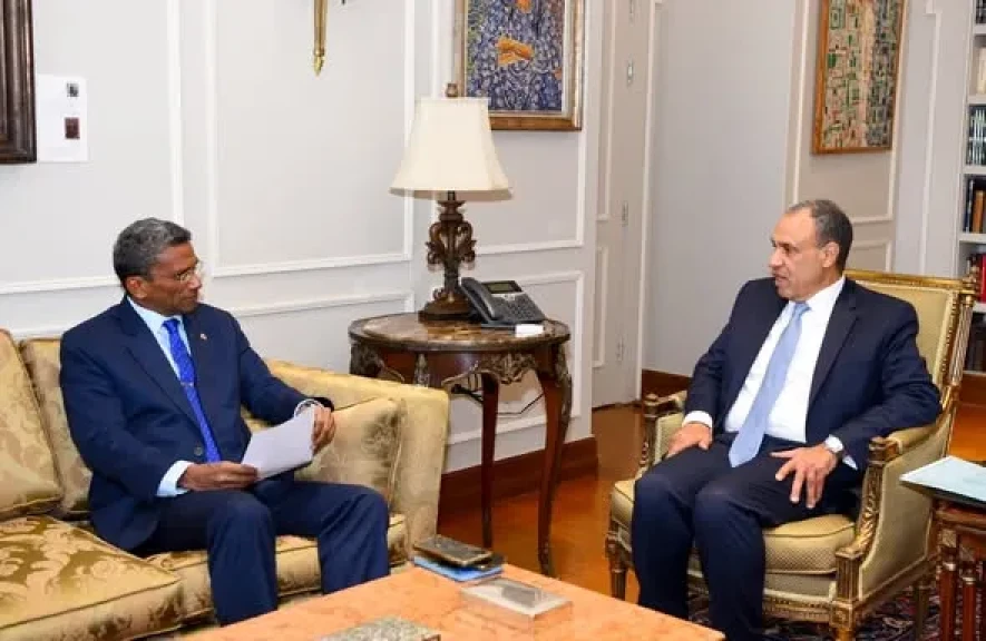 وزير الخارجية المصرى يلتقي وزير خارجية سيشل لبحث سبل تعزيز التعاون الثنائي