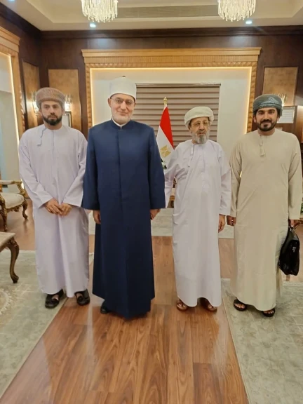 مفتي الجمهورية يودع الوفود المشاركة في الندوة العالمية الثانية للإفتاء