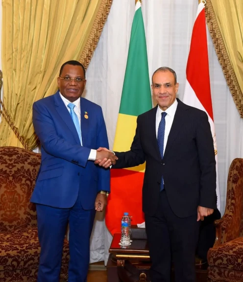وزير الخارجية يلتقي وزير خارجية جمهورية الكونجو لبحث تعزيز التعاون الثنائي