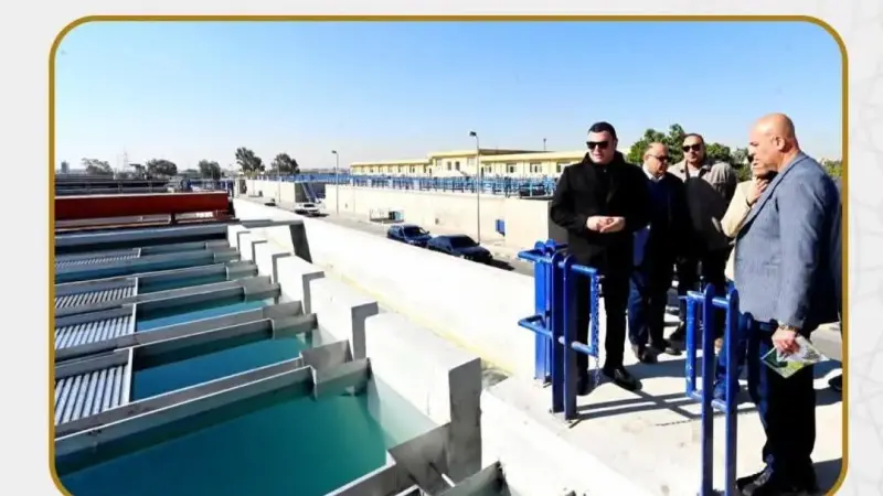 وزير الإسكان يتفقد المشروع السكني ”جنة 4”  ومحطة تنقية المياه بمدينة الشيخ زايد