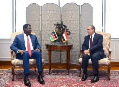 مشاورات سياسية بين وزير الخارجية ووزير خارجية جنوب السودان