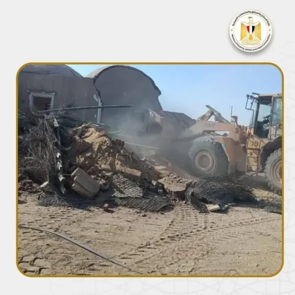 أجهزة المدن الجديدة تواصل تنفيذ حملات إزالة التعديات ومخالفات البناء