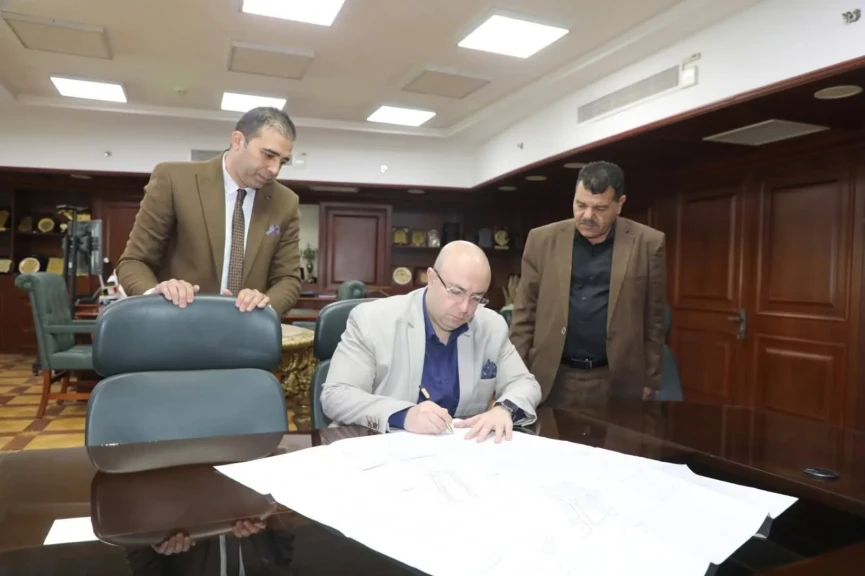 محافظ بني سويف يعتمد مشروع تقسيم لقطعة أرض بمساحة 18 ألف م² بالمحافظة