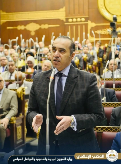 وزير الشؤون النيابية يحضر جلسة مناقشة مجلس الشيوخ لتعديلات قانون نقابة المهن الرياضية