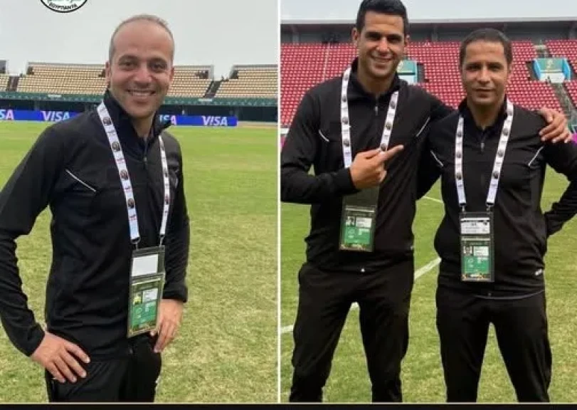 معروف وطه وعاشور يديرون مباراة بوركينا فاسو وغينيا الإستوائية بأمم أفريقيا