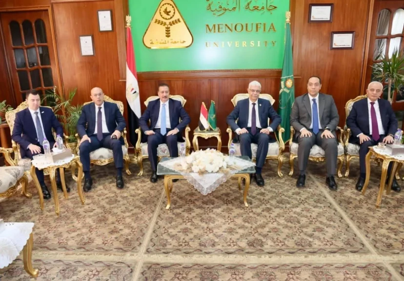 محافظ المنوفية يقدم التهنئة لجامعة المنوفية بعيدها السنوي الــ 49