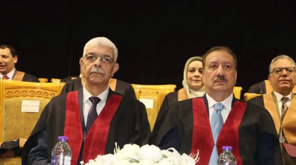 رئيس جامعة المنوفية والمحافظ يشهدان احتفال الجامعة بعيدها التاسع والأربعين