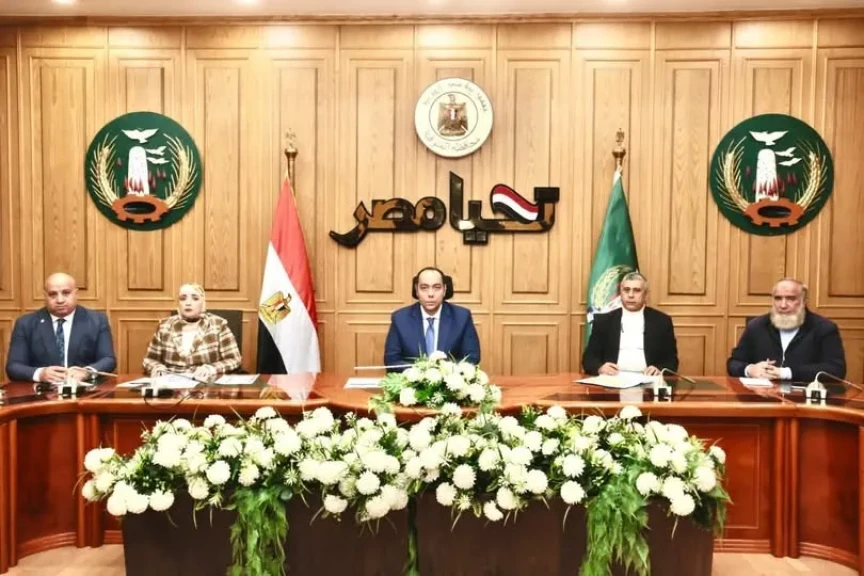 نائب محافظ المنوفية يعقد اجتماعاً تنسيقياً لمتابعة الموقف النهائي لعدد من مشروعات حياة كريمة