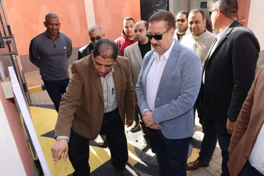 محافظ المنوفية يطلق شارة بدء التشغيل التجريبي لمشروع صرف صحي كفرقرشوم