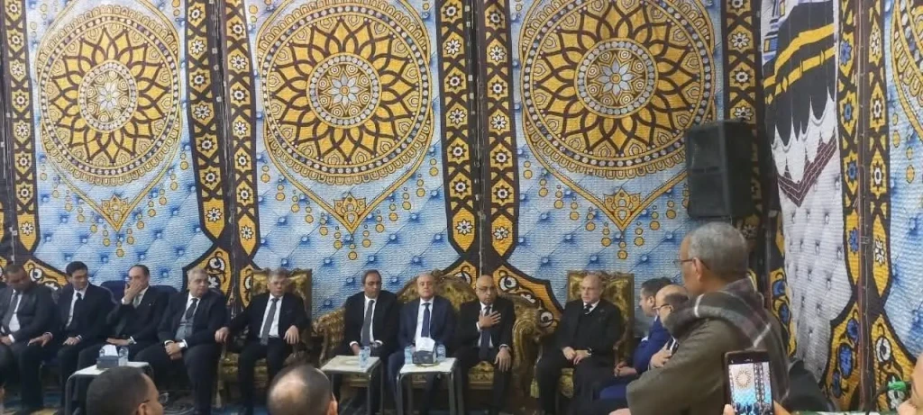 وزير العدل ولفيف من الهيئات القضائية ومحافظ قنا يقدمون واجب العزاء في المستشارة سهام الأنصاري