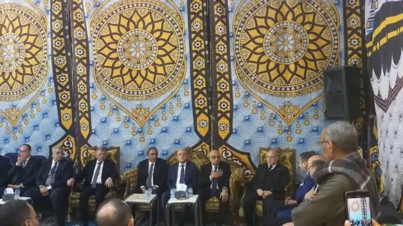 وزير العدل ولفيف من الهيئات القضائية ومحافظ قنا يقدمون واجب العزاء في المستشارة سهام الأنصاري