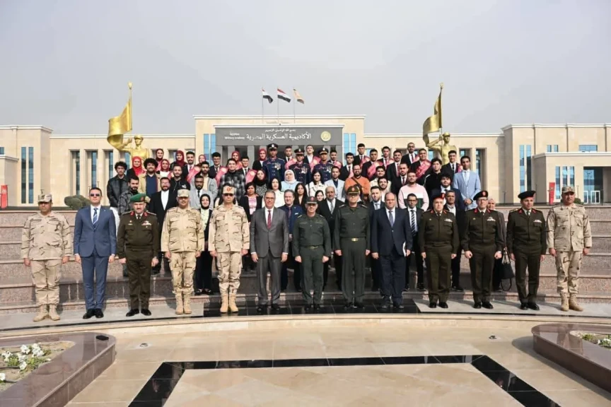 جامعة المنوفية تنظم زيارة طلابية إلى الأكاديمية العسكرية المصرية لتعميق الوعي الوطني