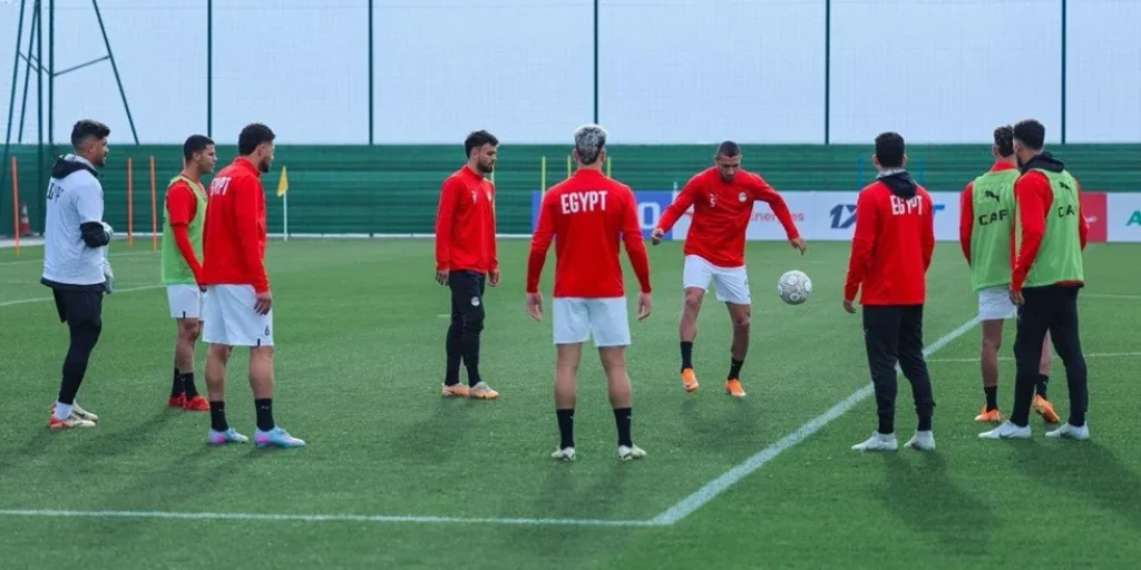 منتخب مصر يختتم تدريباته في أغادير استعدادا لمواجهة بنين بكأس الأمم الإفريقية