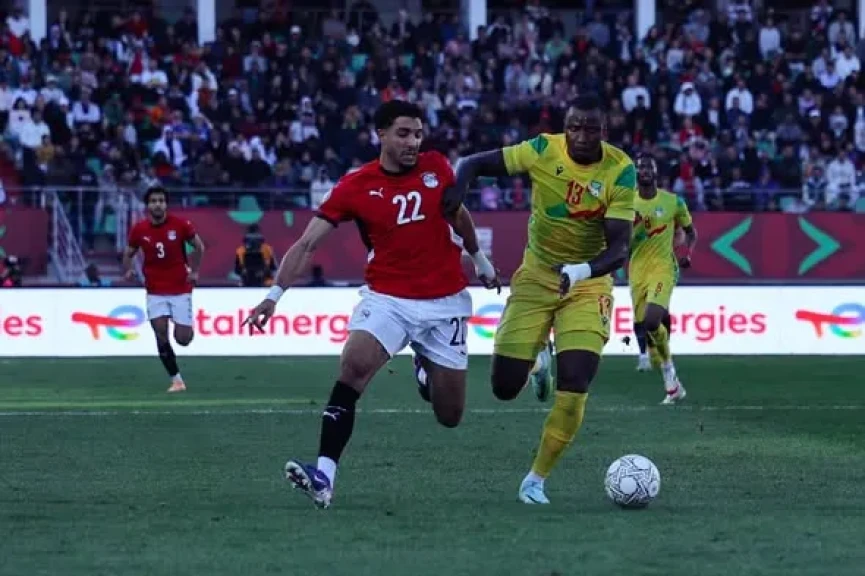 تعادل منتخب مصر وبنين 1/1  ويلجئان إلى الوقت الإضافى