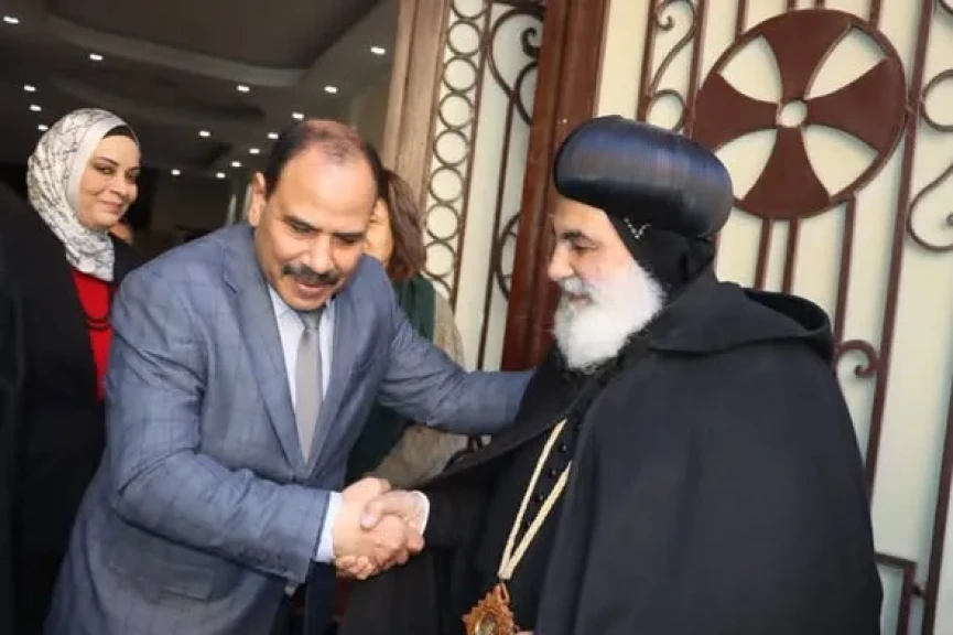 رئيس جامعة المنوفية يهنئ أقباط مصر والمحافظة بعيد الميلادالمجيد