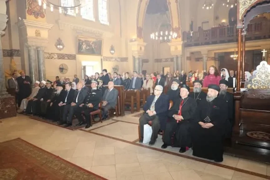 محافظ القاهرة يشهد احتفال الأرمن الأرثوذكس بعيد الميلاد المجيد