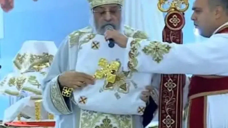 البابا تواضروس يترأس قداس عيد الميلاد المجيد من كاتدرائية ميلاد المسيح